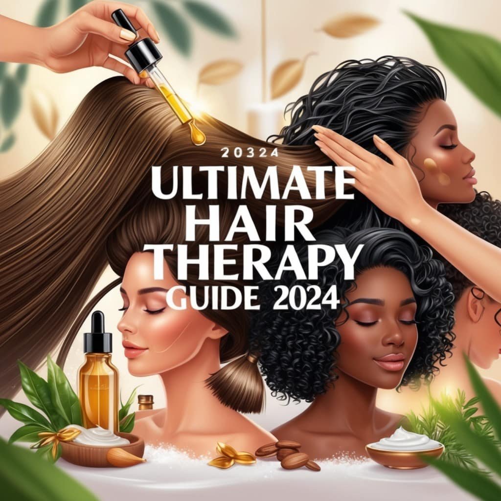 A dynamic and visually striking image of a diverse range of hair textures