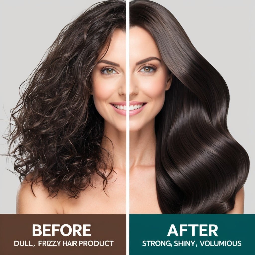 before and after comparison